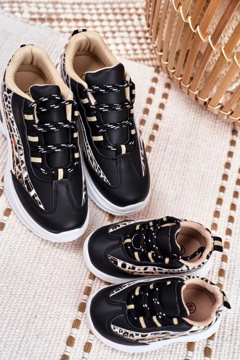 Boto Sportowe Buty Dziecięce Czarne Dante