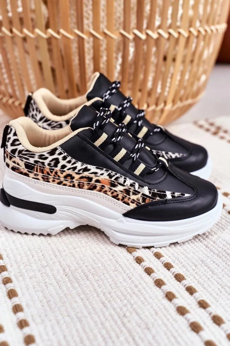 Boto Sportowe Buty Dziecięce Czarne Dante