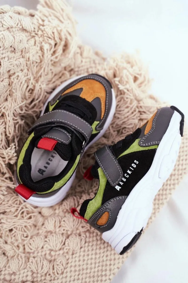 Clearance Boto Sportowe Buty Dziecięce Czarne ABCKIDS B932104063 Czarny