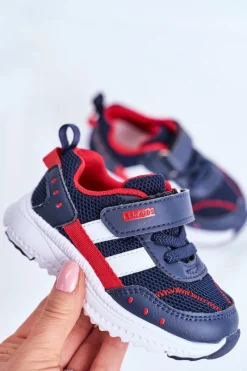 Sportowe Buty Dziecięce Granatowe ABCKIDS B933104083 Dzieci Chłopięce|Dziewczęce