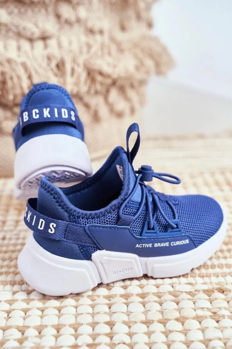 Dziewczęce>Boto Sportowe Buty Dziecięce Młodzieżowe Granatowe ABCKIDS B012210073