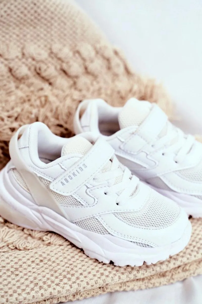 Outlet Boto Sportowe Buty Dziecięce Młodzieżowe Białe ABCKIDS B933204077