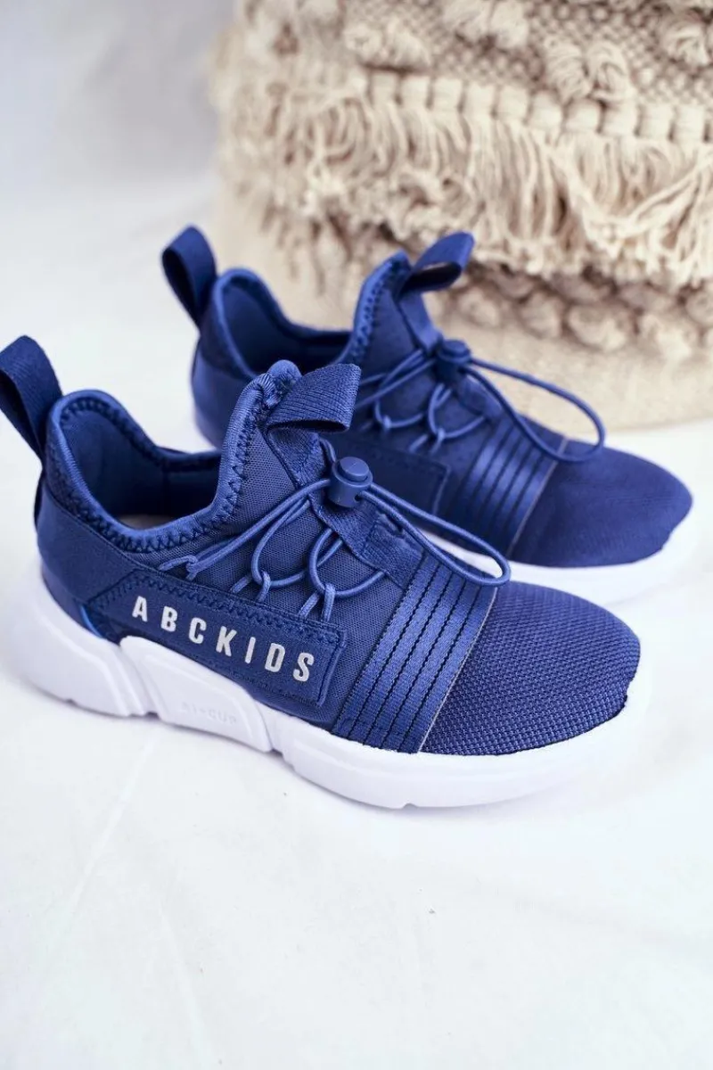 Dziewczęce>Boto Sportowe Buty Dziecięce Młodzieżowe Granatowe ABCKIDS B012310074