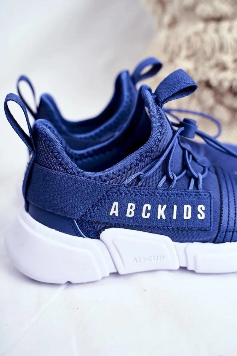 Dziewczęce>Boto Sportowe Buty Dziecięce Młodzieżowe Granatowe ABCKIDS B012310074