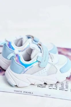 Dziewczęce></noscript>Boto Sportowe Buty Dziecięce Niebieskie ABCKIDS B011104349