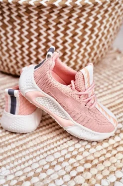 Dziewczęce>Boto Sportowe Buty Dziecięce Różowe Stich