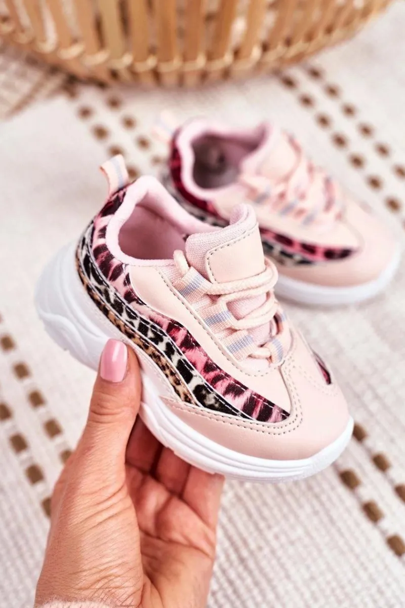 Outlet Sportowe Buty Dziecięce Różowe Dante Dzieci Dziewczęce