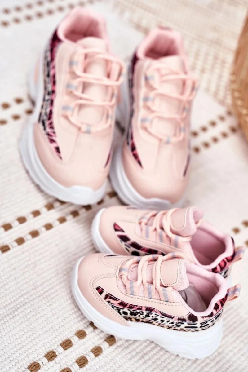 Outlet Sportowe Buty Dziecięce Różowe Dante Dzieci Dziewczęce