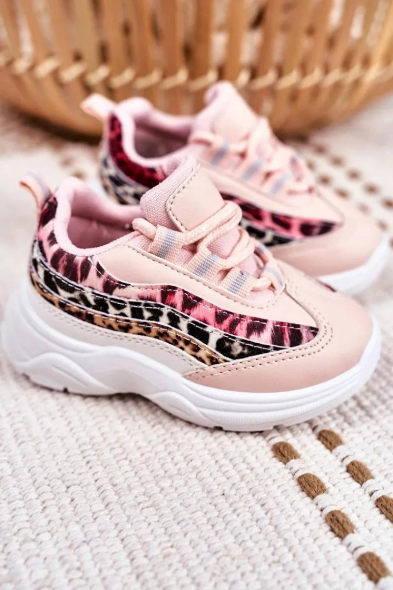 Outlet Sportowe Buty Dziecięce Różowe Dante Dzieci Dziewczęce