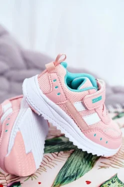 Best Sportowe Buty Dziecięce Różowe ABCKIDS B933104083 Dzieci Dziewczęce