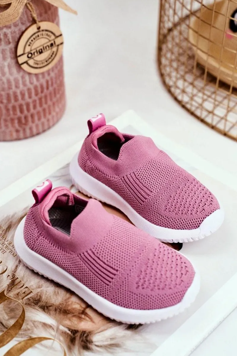 Evento Sportowe Buty Dziecięce Wsuwane Różowe Eltros