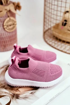 Evento Sportowe Buty Dziecięce Wsuwane Różowe Eltros