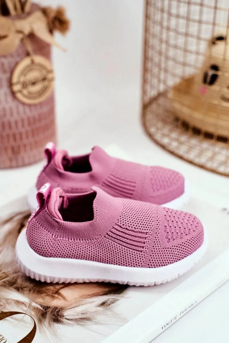 Evento Sportowe Buty Dziecięce Wsuwane Różowe Eltros