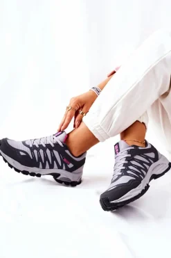 Trampki Damskie Big Star|Buty Sportowe Na Platformie></noscript>Big Star Shoes Sportowe Buty Memory Foam Big Star GG274499 Szare