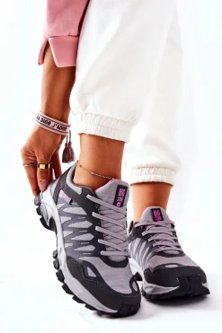 Trampki Damskie Big Star|Buty Sportowe Na Platformie></noscript>Big Star Shoes Sportowe Buty Memory Foam Big Star GG274499 Szare