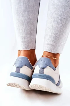 Clearance Big Star Shoes Sportowe Buty Memory Foam Big Star II274397 Szaro-Niebieskie