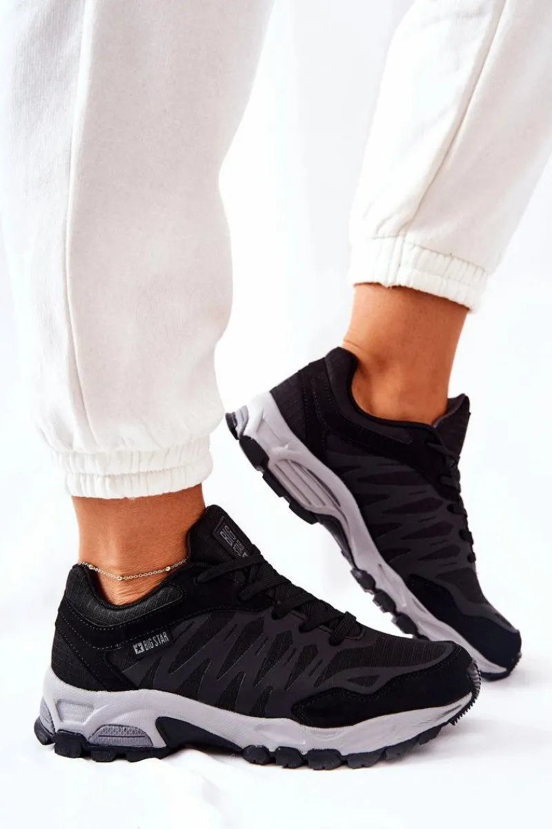 Online Big Star Shoes Sportowe Buty Memory Foam Big Star GG274501 Czarne