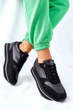 Buty Sportowe Big Star>Big Star Shoes Sportowe Buty Memory Foam Big Star II274217 Czarne