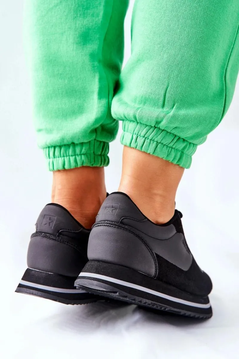 Buty Sportowe Big Star>Big Star Shoes Sportowe Buty Memory Foam Big Star II274217 Czarne