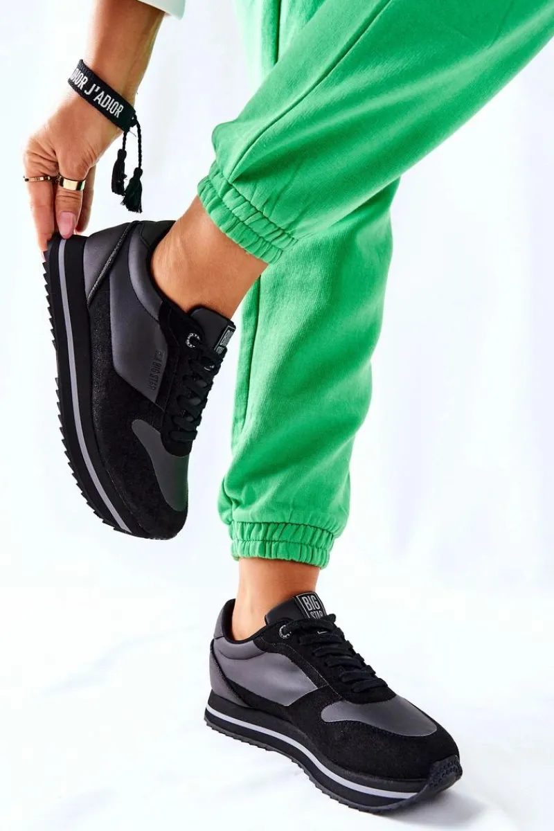 Buty Sportowe Big Star>Big Star Shoes Sportowe Buty Memory Foam Big Star II274217 Czarne