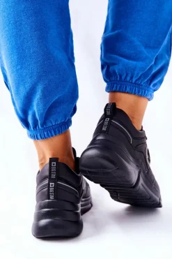 Discount Big Star Shoes Sportowe Buty Na Platformie Big Star II274313 Czarne Czarny