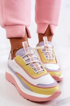 Buty Sportowe Big Star>Big Star Shoes Sportowe Buty Sneakersy Big Star JJ274A511 Multikolor