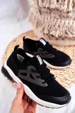 Sportowe Dziecięce Big Star Czarne FF374147 Dzieci Dziewczęce