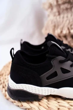 Sportowe Dziecięce Big Star Czarne FF374147 Dzieci Dziewczęce