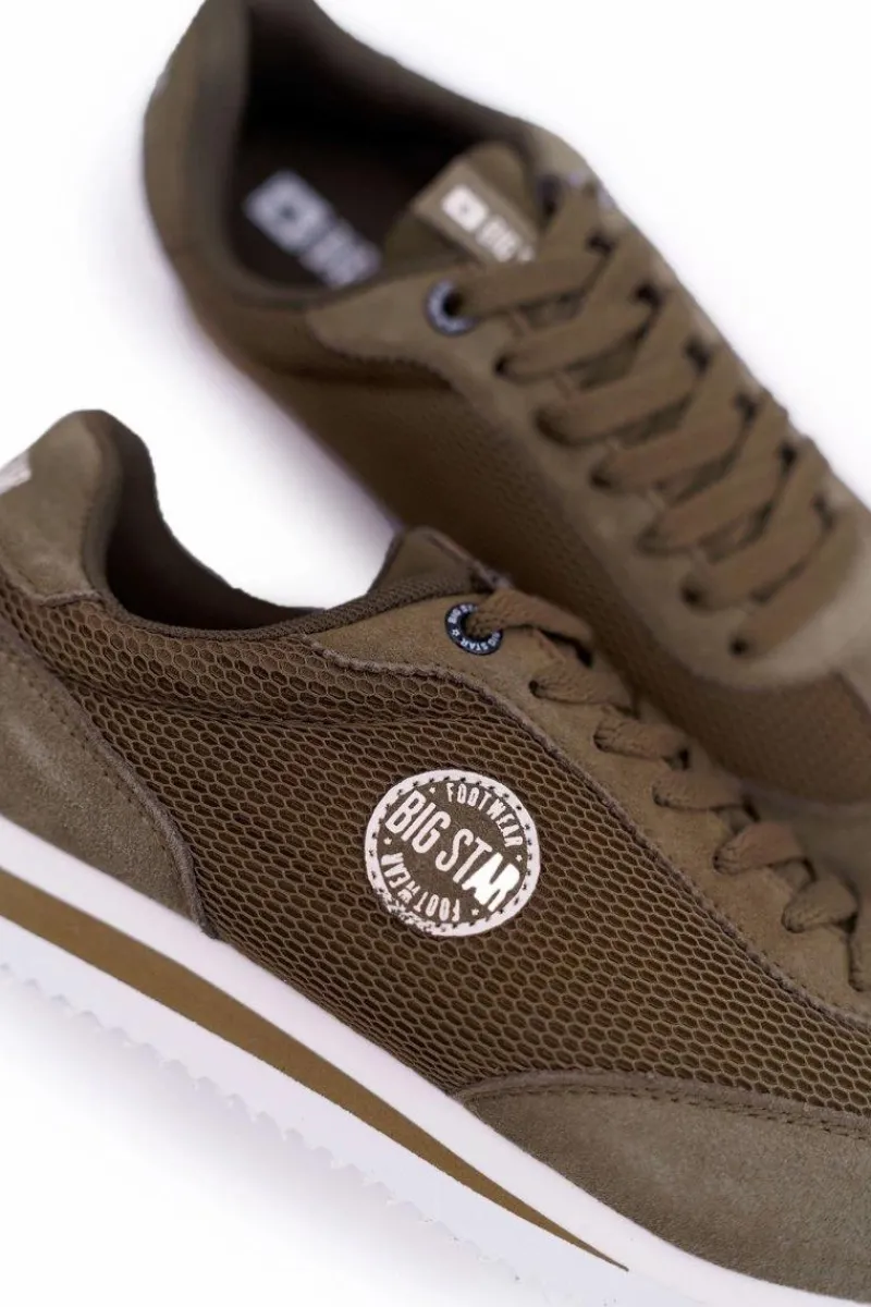 Big Star Shoes Sportowe Męskie Buty Big Star Khaki DD174088