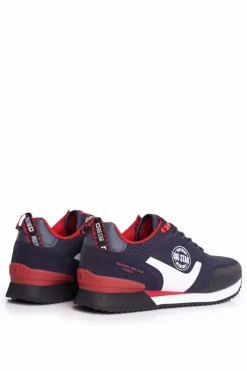 Outlet Sportowe Męskie Buty Big Star Granatowe FF174205 Męskie Obuwie Sportowe Męskie