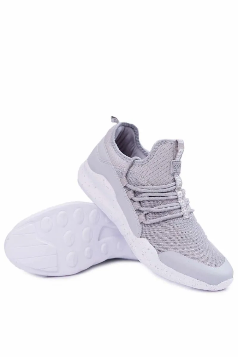 Best Sportowe Męskie Buty Big Star Piankowe Szare DD174386 Męskie Trampki Męskie Big Star|Obuwie Sportowe Męskie