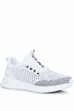 Outlet Sportowe Męskie Buty Big Star Białe FF174242 Męskie Obuwie Sportowe Męskie