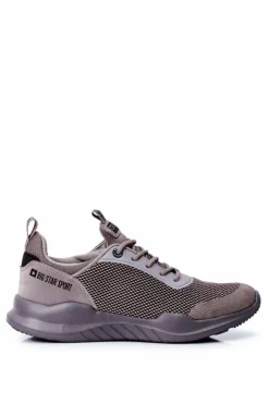 Sportowe Obuwie Męskie Big Star Szare FF174178 Męskie Obuwie Sportowe Męskie