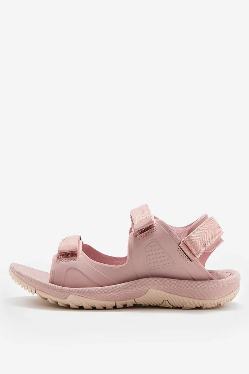 Sandały Płaskie>4F Sportowe Sandały Damskie RSS2SANF057-56S Pudrowy Róż Różowy
