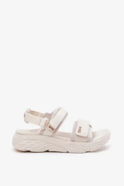 Sandały Big Star|Sandały Płaskie></noscript>Big Star Shoes Sportowe Sandały Damskie Na Platformie Big Star RR274A076 Beżowe Beżowy