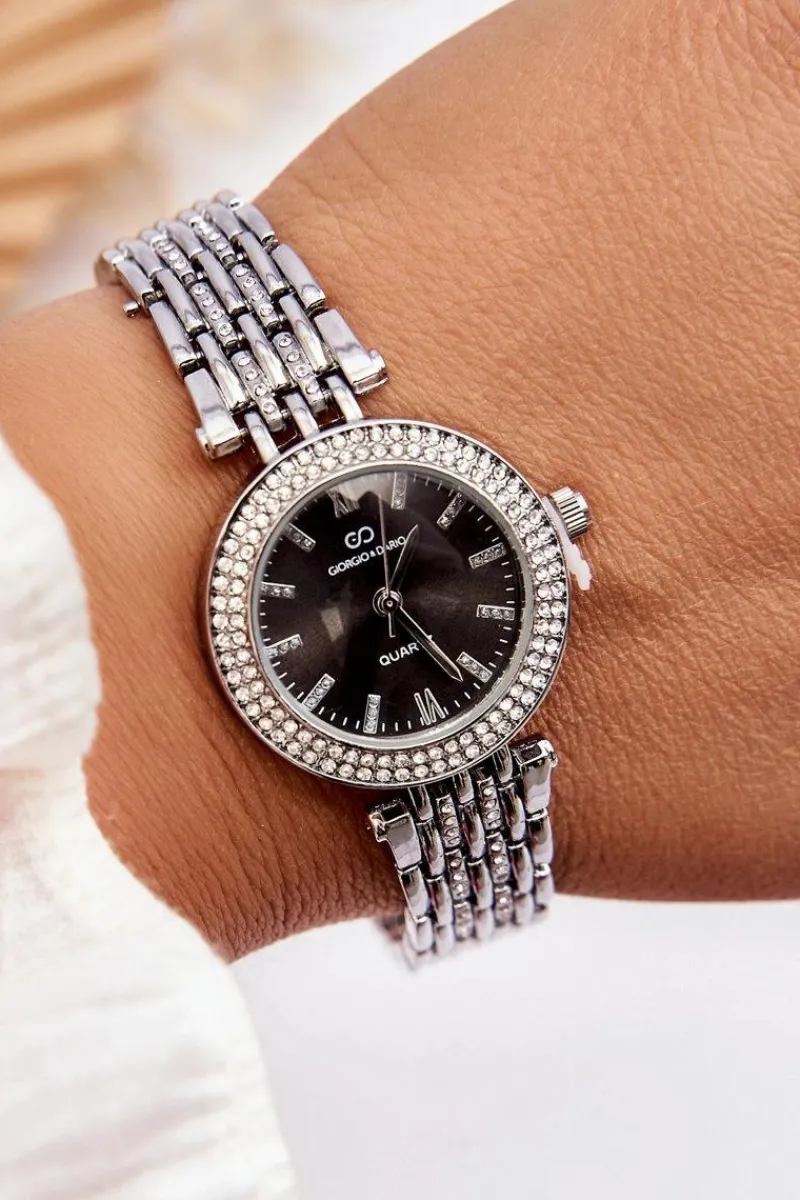 Outlet Giorgio&Dario Stalowy Damski Zegarek Srebrny