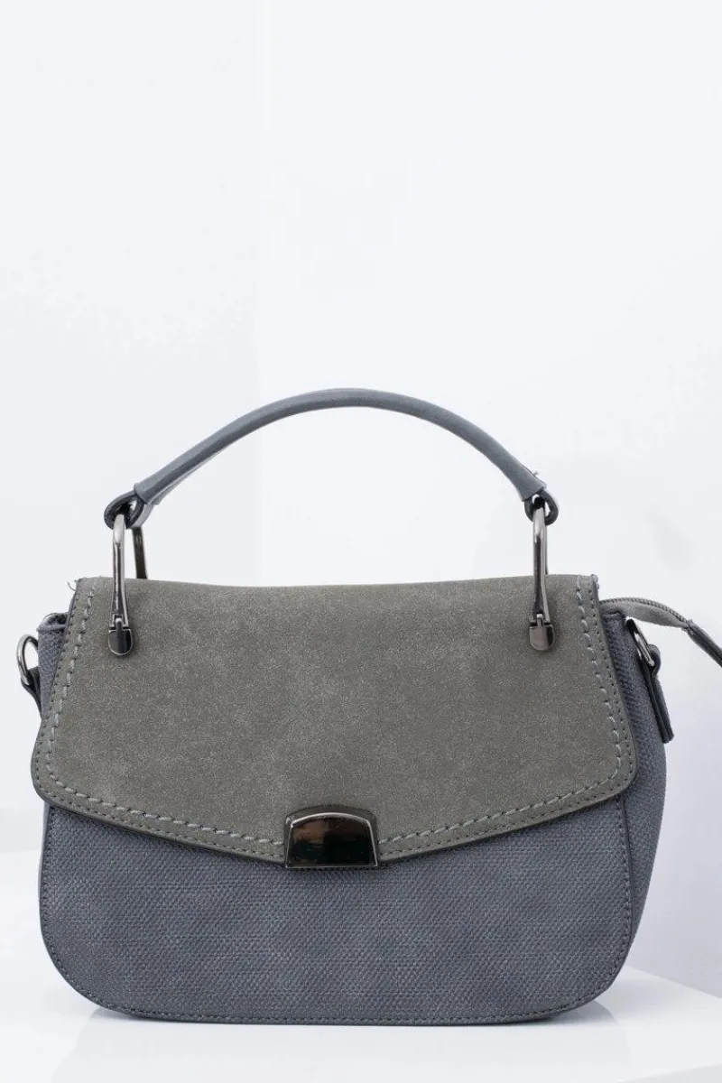 Torebki Kuferki>Boto Szara Torebka Damska Kuferek