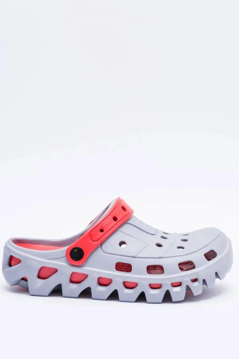 Sale Boto Szare Męskie Ogrodowe Lekkie Klapki Kroksy Eva