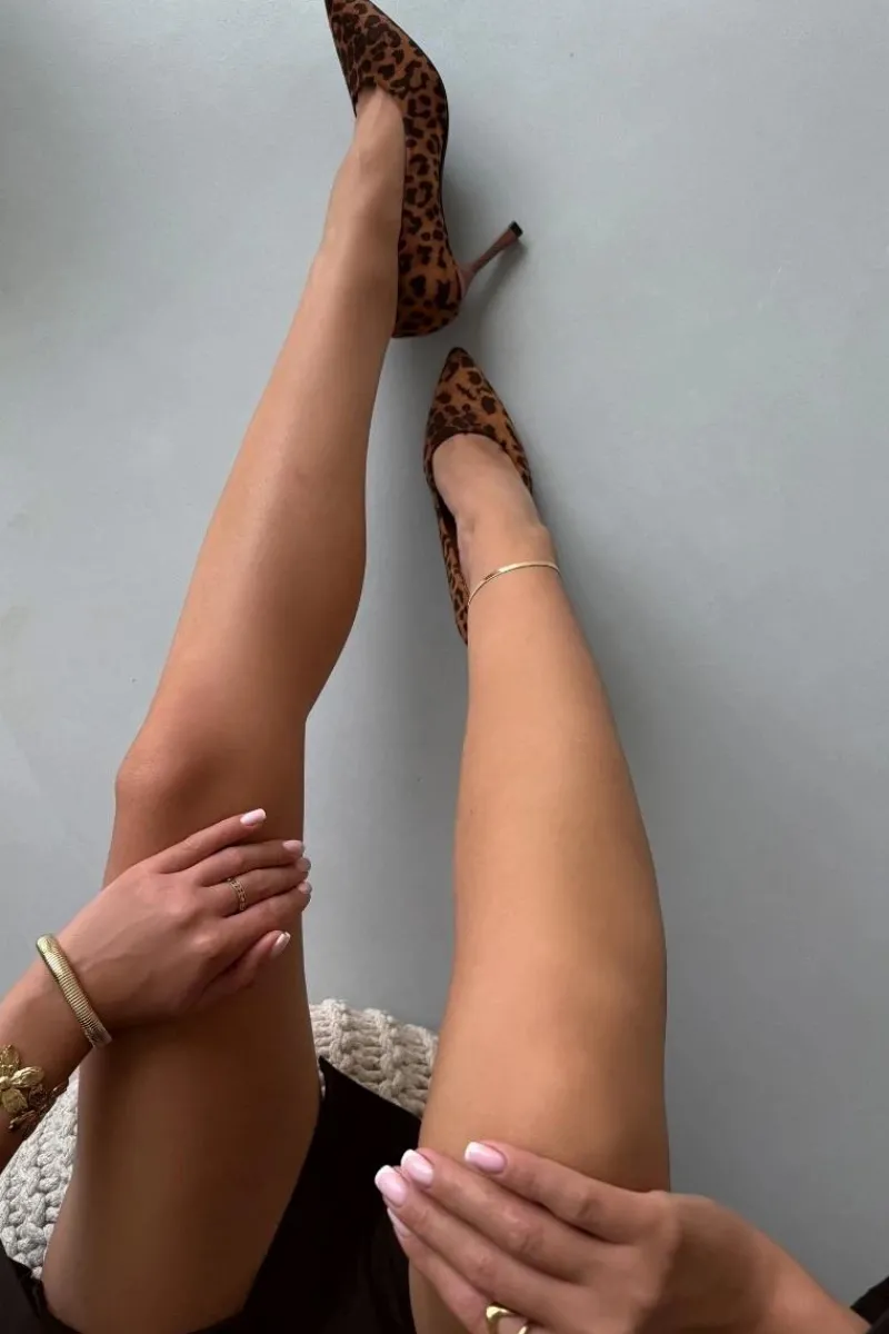 Hot Buty damskie Vinceza Szpilki Damskie W Panterkę Vinceza 62264 Brązowe