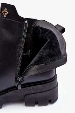 Outlet Sztyblety Botki Damskie Skórzane Z Ozdobami Czarne Lobb Damskie Brązowe I Beżowe Botki|Botki Płaskie