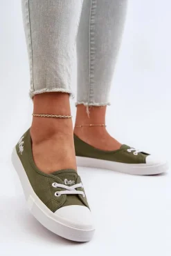 New Lee Cooper Tenisówki Trampki Damskie LCW-24-31-2729 Zielone