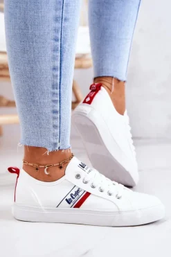 New Lee Cooper Tenisówki Trampki LCW-22-31-0830L Białe