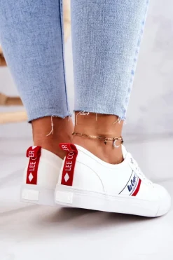 New Lee Cooper Tenisówki Trampki LCW-22-31-0830L Białe