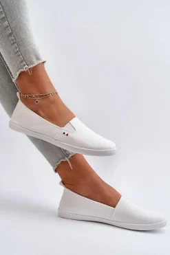 Online Tenisówki Trampki Slip-On Damskie Białe Adrancia Damskie Trampki Damskie Slip-On|Trampki Damskie Niskie