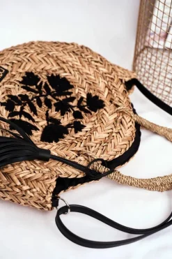 Torebki Plażowe|Torebki Nobo>Nobo Torba Plażowa Damska Słomkowy Koszyczek NBAG-XI0320-C020