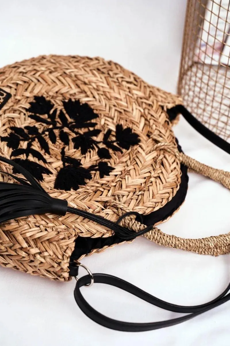 Torebki Plażowe|Torebki Nobo>Nobo Torba Plażowa Damska Słomkowy Koszyczek NBAG-XI0320-C020