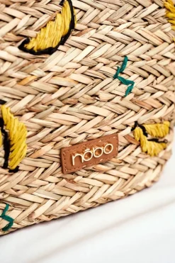 Clearance Nobo Torba Plażowa Damska Słomkowy Koszyczek NBAG-XI0540-C015
