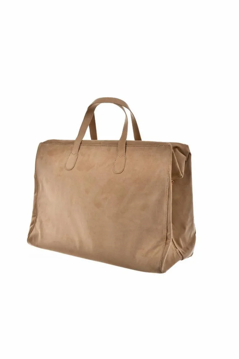 Discount Big Star Shoes Torba Podróżna Big Star NN574086 Beżowa Beżowy