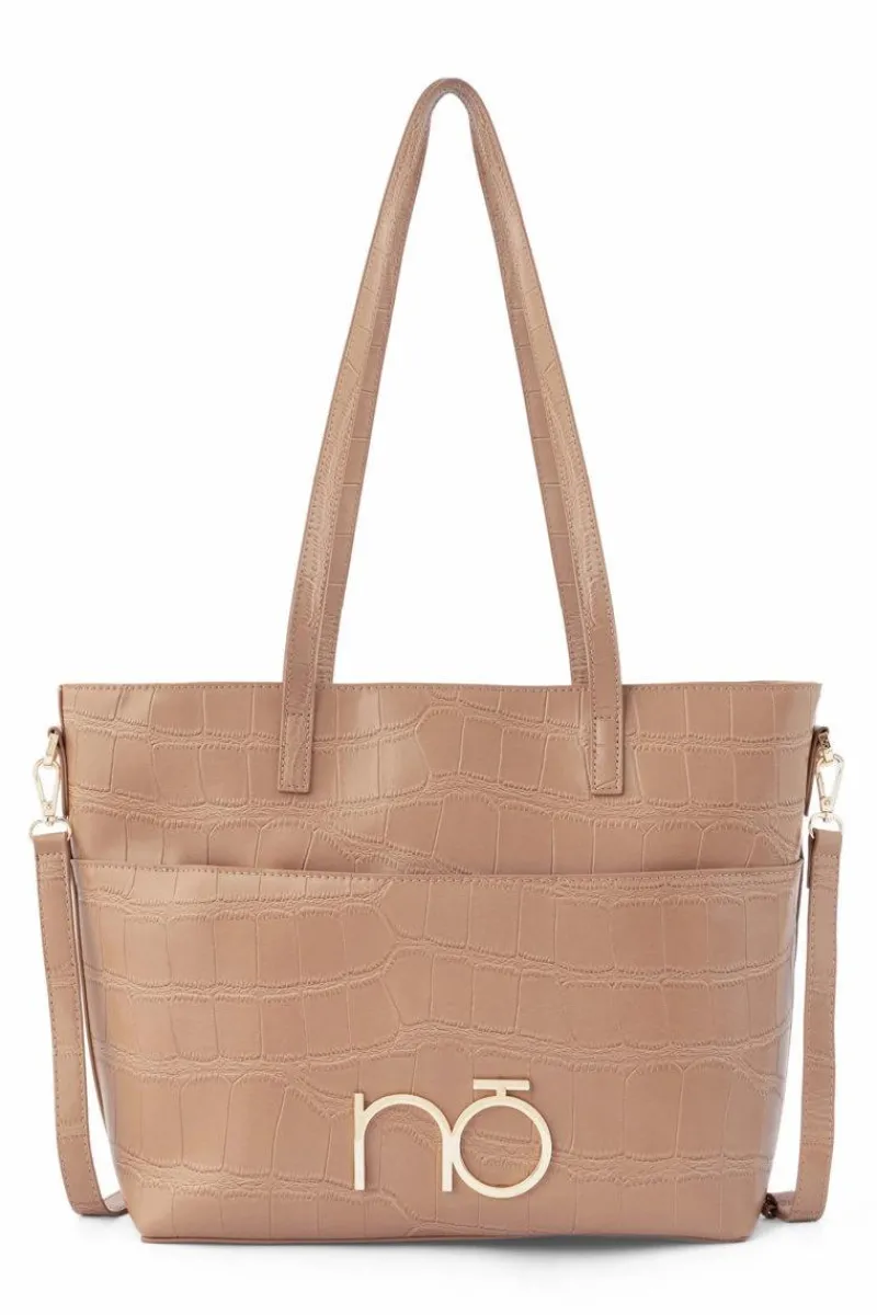 Online Torba Shopper L3490-C015 Beżowa Torebki Nobo|Torebki Klasyczne
