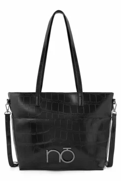 Online Torba Shopper L3490-C020 Czarna Torebki Nobo|Torebki Klasyczne